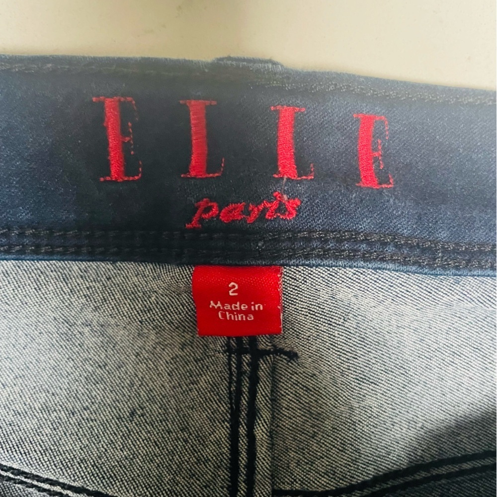 ELLE Women’s Jeans – Dark wash, mid-rise - Picture 5 of 5